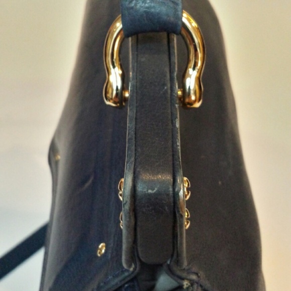 Rebecca Minkoff Large Blue Satchel Crossbody - Picture 6 of 9